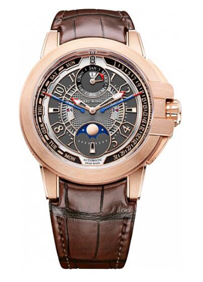 Review Harry Winston Ocean Biretrograde Perpetual Calendar Automatic 42mm OCEAPC42RR001 watch Replica